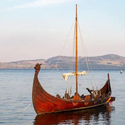 How did Vikings stay warm on ships?